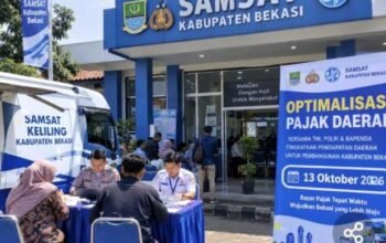 Kejar Target Pendapatan Daerah, Bapenda dan Samsat Kabupaten Bekasi Genjot Operasi Pajak Kendaraan