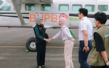 Pastikan Percepatan Penanganan Karhutla Way Kambas, Wagub Jihan Tinjau Posko OMC Bandara Radin Inten II