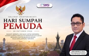 Sumpah Pemuda Jadi Momentum SMSI Bandar Lampung Perkuat Peran Pers di Era Digital