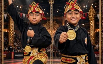 Pesilat Cilik SD Al Kautsar M. Aflathul Kautsar Wijaya Sabet Medali Emas di Kejuaraan Pencak Silat Piala Walikota