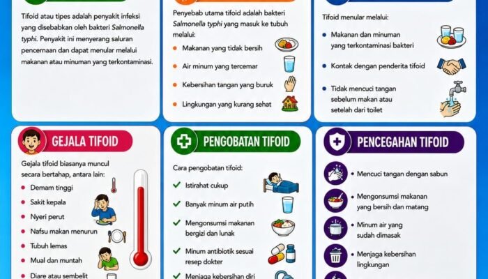 Waspada Tifoid, Dinkes Bandar Lampung Imbau Masyarakat Jaga Hygiene dan Pola Hidup Sehat