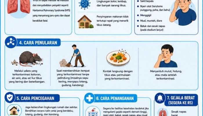Waspada Ancaman Hanta Virus, Pemkot Bandar Lampung Imbau Warga Jaga Kebersihan Lingkungan dan Bebas Tikus