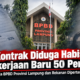 Kontrak Diduga Habis, Pekerjaan Baru Tercapai 50 Persen, Kinerja BPBD Provinsi Lampung dan Rekanan Dipertanyakan