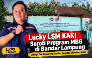 Dapur MBG Labuhan Ratu Tanpa IPAL Dikecam KAKI Lampung: Desak Penutupan Total Jika Abaikan Lingkungan!
