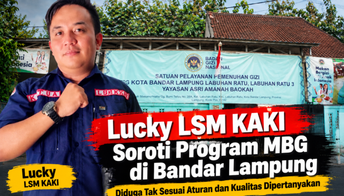 Dapur MBG Labuhan Ratu Tanpa IPAL Dikecam KAKI Lampung: Desak Penutupan Total Jika Abaikan Lingkungan!